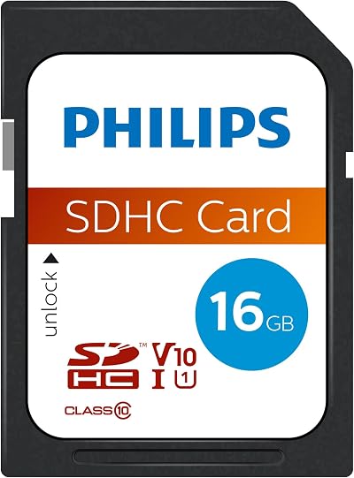 Philips 16GB SDHC Class 10 Memory Card for Cameras Computers