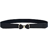 Syuer Women's 1" Width Bow Skinny Elastic Waist Belt - Stretchy, Thin Belt
