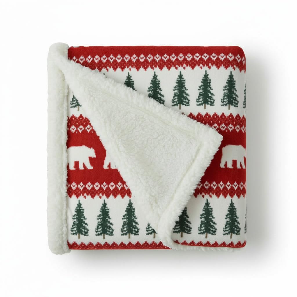 Eddie Bauer Grizzly Peak Throw, Dark Red — image 1