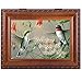Cottage Garden Take Time to Enjoy The Simple Woodgrain Rope Trim Jewelry Music Box Plays Wind Beneath My Wings
