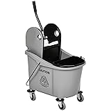 HOMCOM 9.5 Gallon (38 Quart) Mop Bucket with