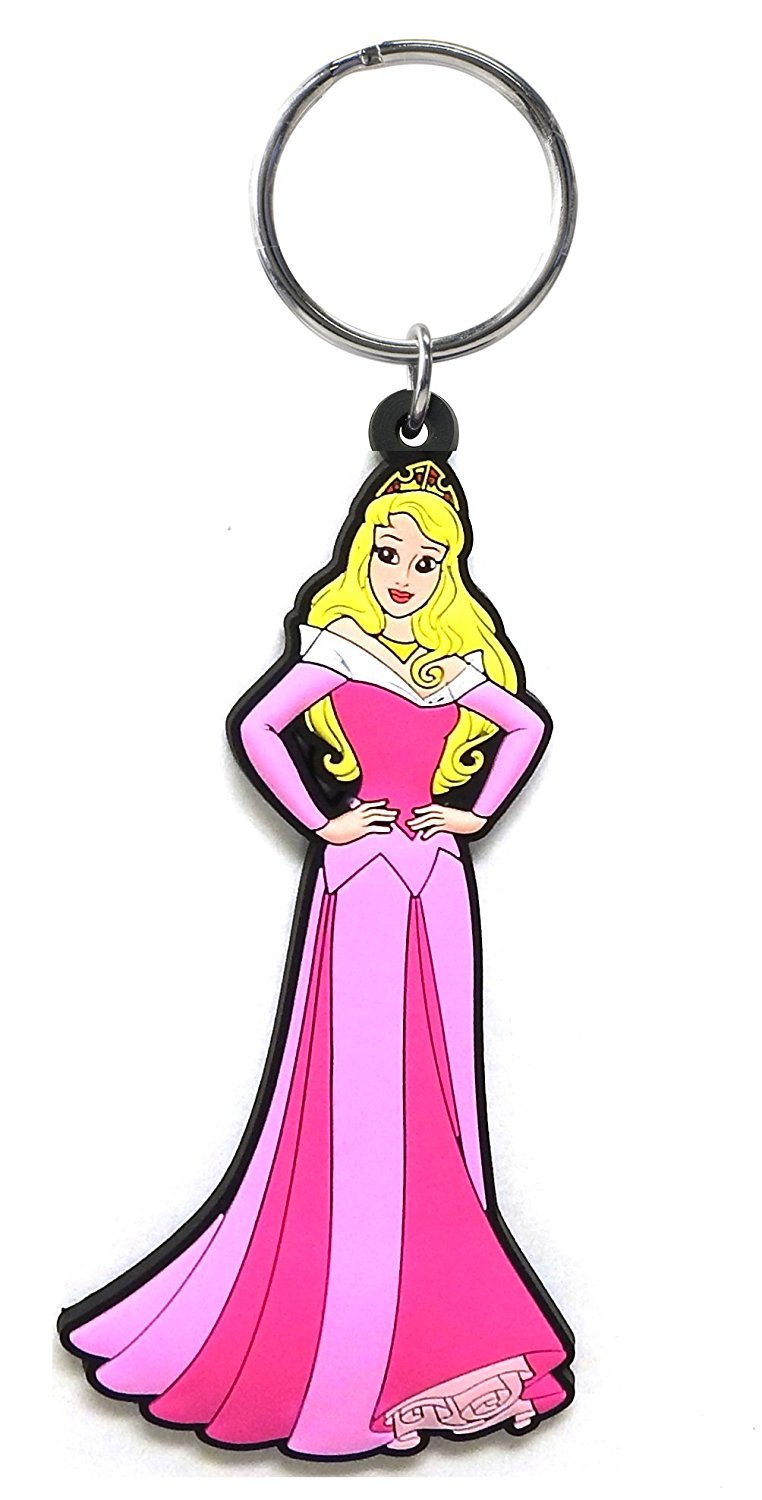 Key Chain - Disney - Soft Touch PVC Aurora 86101