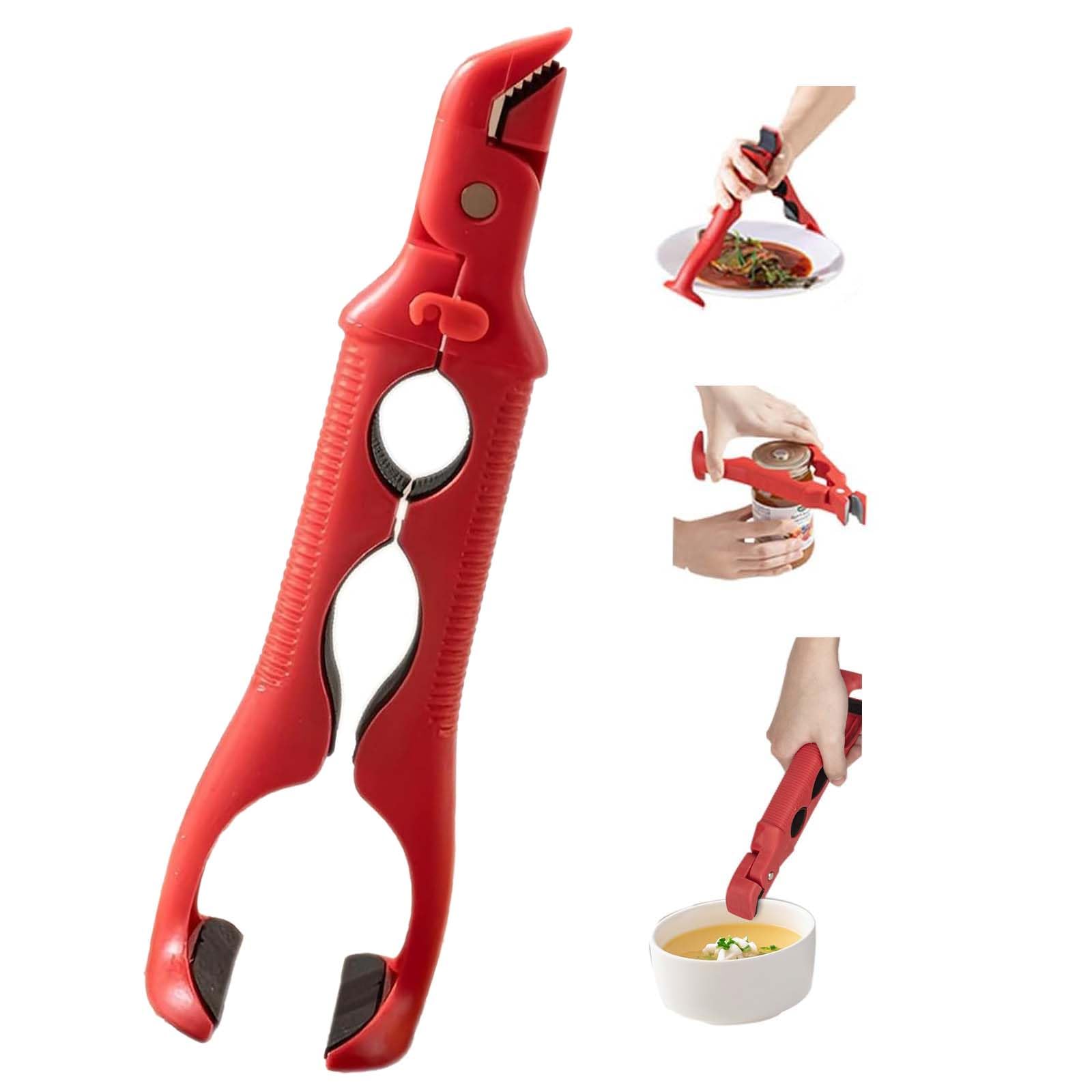 Photo 1 of 3-in-1 Hot Plate Gripper Tongs,Multi-Angle Hot Plate Gripper, Silicone Non-slip Hot Dish Plate Holder,Microwave Oven Cooking,Kitchen Utensil for Bowls,Pans,Dishes