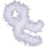 THARAHT 19 Color- 40/60g 2Yard Chandelle Feather Boa Dancing Wedding Party Halloween Costume Decoration Feathers boa