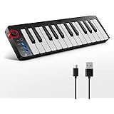 Donner Mini MIDI Keyboard, N-25 25 Key MIDI Controlle with Velocity-Sensitive Mini Keys&Light-up Rocker and Music Production