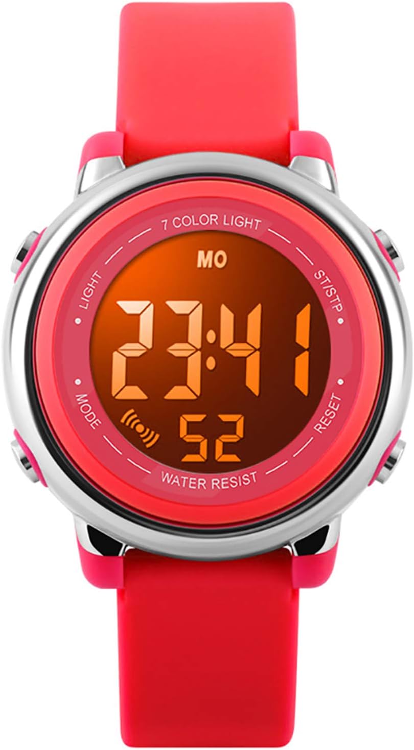 Kids Watch Sport Multi Function 50M Waterproof LED Alarm Stopwatch Digital Child Wristwatch for Boy Girl