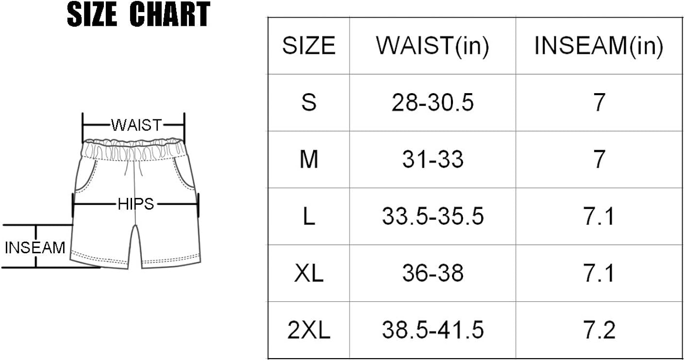 G Gradual Men's 7" Workout Running Shorts Quick Dry Lightweight Gym Shorts with Zip Pockets: Clothing