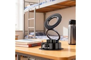 360° Vacuum Magnetic Suction Cup Phone Holder – Foldable and Retractable Adjustable Car Mount Stand for Phones for Car Dashbo