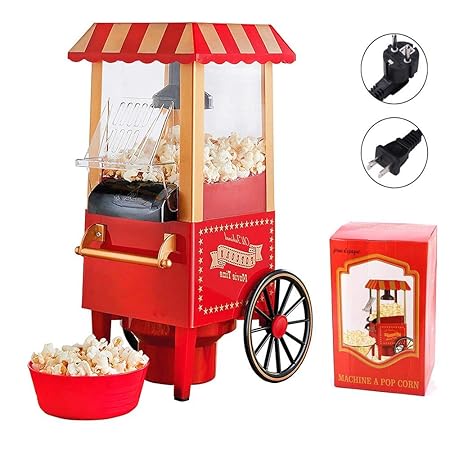 M.Y Eléctrico Vintage Palomitero, Maquina Palomitas de Maiz Grande ...