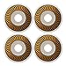 Spitfire Classics White / Orange Skateboard Wheels - 53mm 99a (Set of 4)