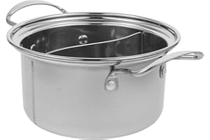 ADOCARN Stainless Steel Small Shabu Hot Pot Single-Serve Cooking Pot for Stove Use