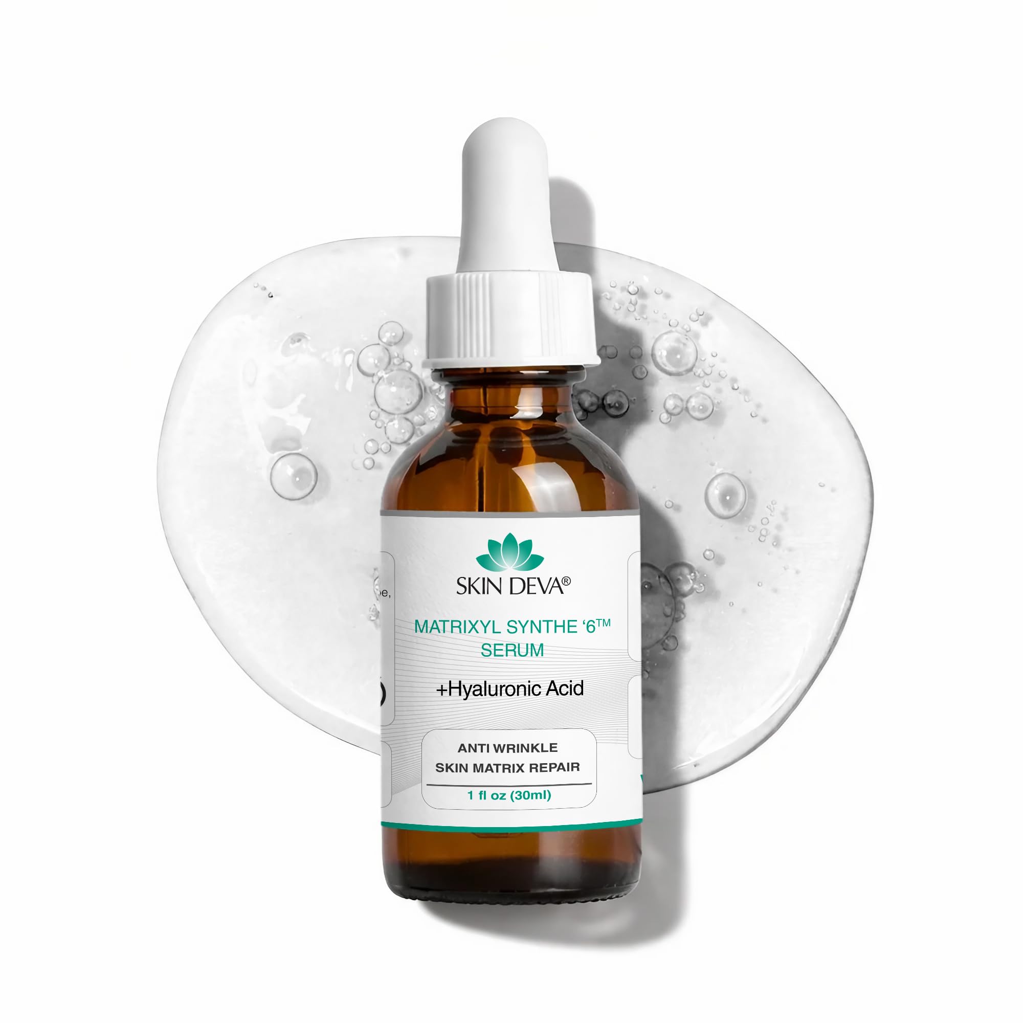 SKIN DEVA Matrixyl Synthe '6 Serum with Hyaluronic Acid - Anti-Aging with the breakthrough Matrixyl synthe’6 serum 1 oz