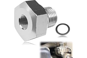 CmeRto M16 1.5 Adapter to 1/8 NPT Oil Pressure Sensor Adapter Oil Pressure Sensor Adapter Fitting Compatible with All GM LS Engines LS1 LSX LS3 4.2L 4.3L 4.8L 5.3L 6.0L 6.2L