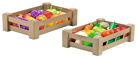 Ecoiffier 948 - Obst- und Gemüsekiste, Sortiert