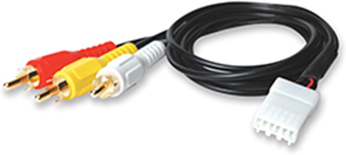 SCOSCHE AUX-A/V Input Retention Wire Harness Compatible with/Replacement for 2008-Up Lancer Vehicles MIAXB
