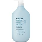 method Body Wash, Wind Down, 28 fl oz | Soothing Formula, Leaves Skin Feeling Soft &amp; Moisturized, Notes of Chamomile, Starflower &amp; Blue Lavender