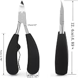 BEZOX Precision Toenail Clippers for Thick Nails Podiatrist Grade view 8