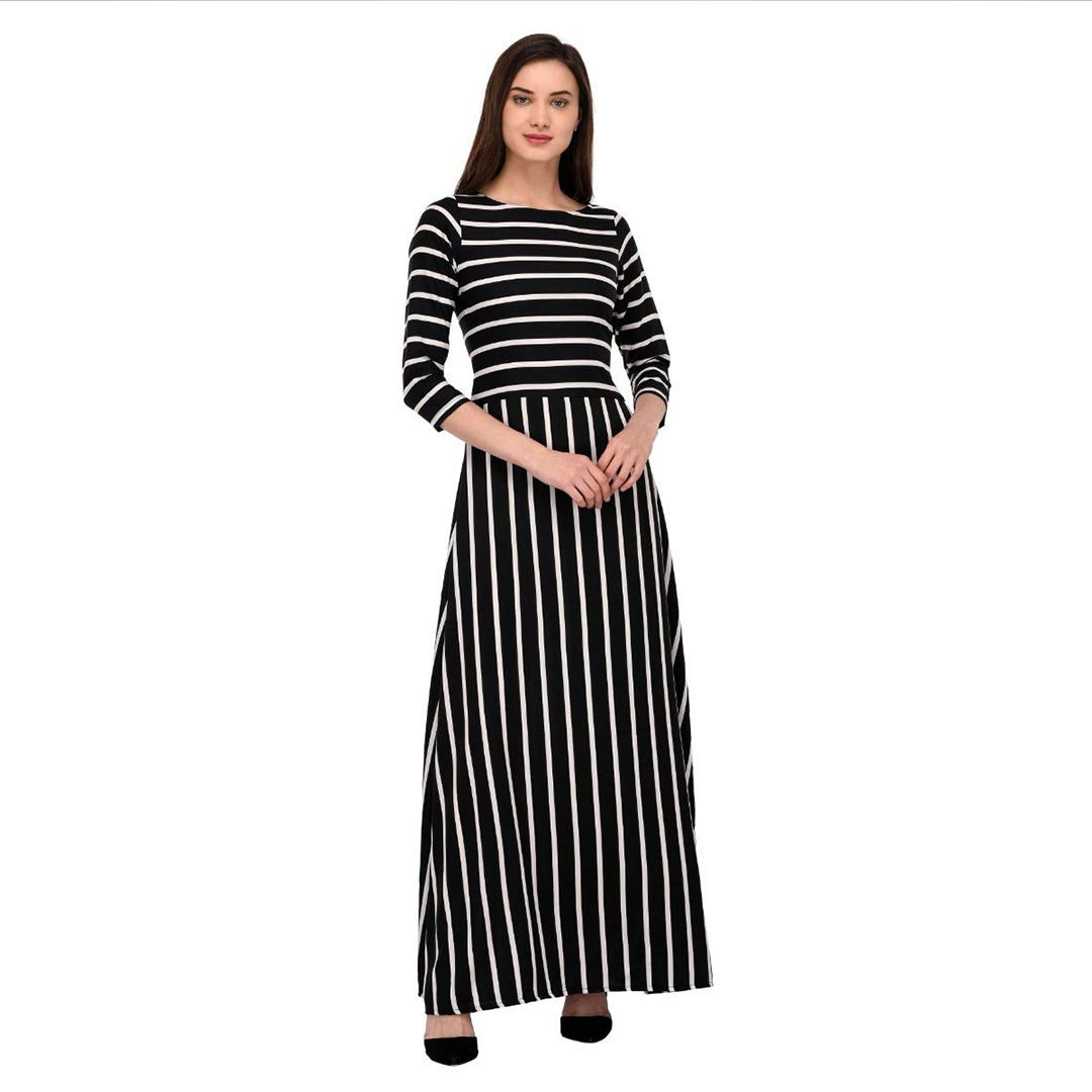 Buy Ravi Corporation Women S Western High Low Knee Long One Piece Dress For Girls Black At Amazon In