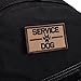 MEIKAI Set of 2 Service Dog /Ask to Pet/K9 Dog Embroidered Tactical Morale Velcro Patch Badge for Dog Harness & Vest (Service Dog brown)