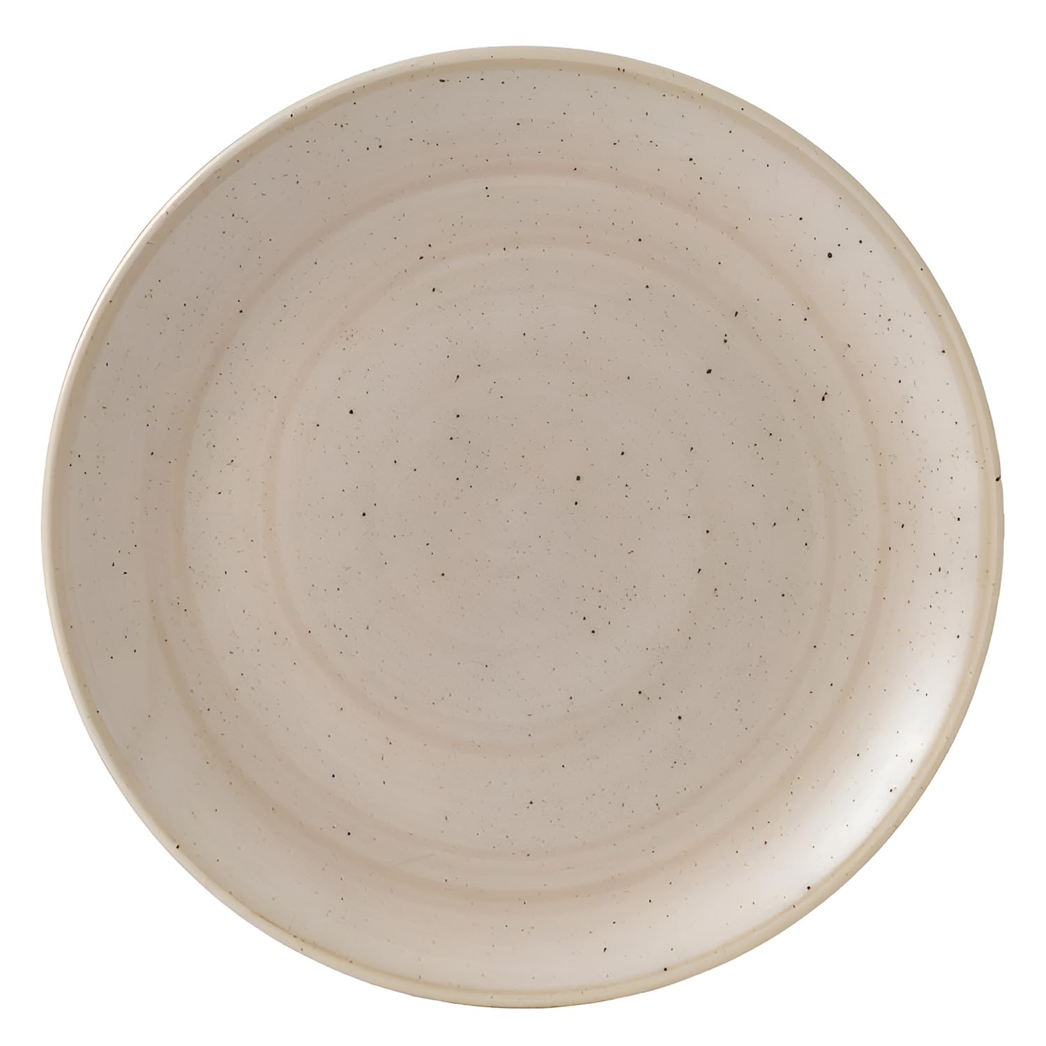 Churchill Stonecast Coupe Plate Nutmeg Cream 260mm