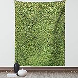 Lunarable Boxwood Hedge Tapestry Twin Size, Foliage