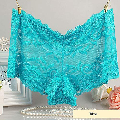 Plus Size Lace Panties Underwear for Women Boyshorts Sexy Lingerie