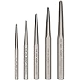 TEKTON Center Punch Set, 5-Piece (1/4-1/2 in.) | PNC95002 | Made in USA