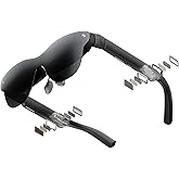 RayNeo Air 4 Pro AR/XR Glasses - HDR10 201" Video Display, 120Hz 3D Movie & Gaming Smart Glasses, USB-C Plug & Play for iPhon