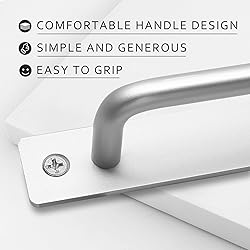 Biaungdo 2 Pack Sliding Barn Door Handle, 192mm
