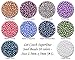SuperDuo Czech Glass Seed Beads 2.5x5mm 120g - 10 colors with storage box. (#1)