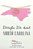 Lucky Feather North Carolina Shaped State