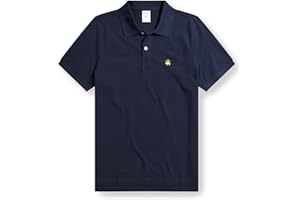 Brooks Brothers Mens Short Sleeve Cotton Pique Stretch Logo Polo Shirt