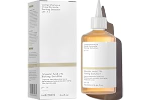LONNIY Glycolic Acid 7% Exfoliating Toner 8.44 fl Oz, Glycolic Acid Toning Solution for Diminished Dullness & Fine Lines, Reduces Skin Blemishes, Rejuvenate Your Skin (240 ML)