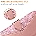 iPhone 8 Plus Case,iPhone 7 Plus Case,Dailylux iPhone 7 Plus Wallet Case Premium PU Leather+TPU inner shell Flip Case With 9 Card Slot Cover for iphone 8 Plus/7 Plus 5.5 inch-Bling Rose Gold