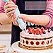 WEBSUN 28 PCS Cake Decorating Supplies Kit - 23 Icing Tips, 2 Silicone Pastry Bags, 2 Reusable Plastic Couplers & 1 Cleaning Brush. Professional Baking Supplies Frosting Tools Set for Cupcakes Cookies