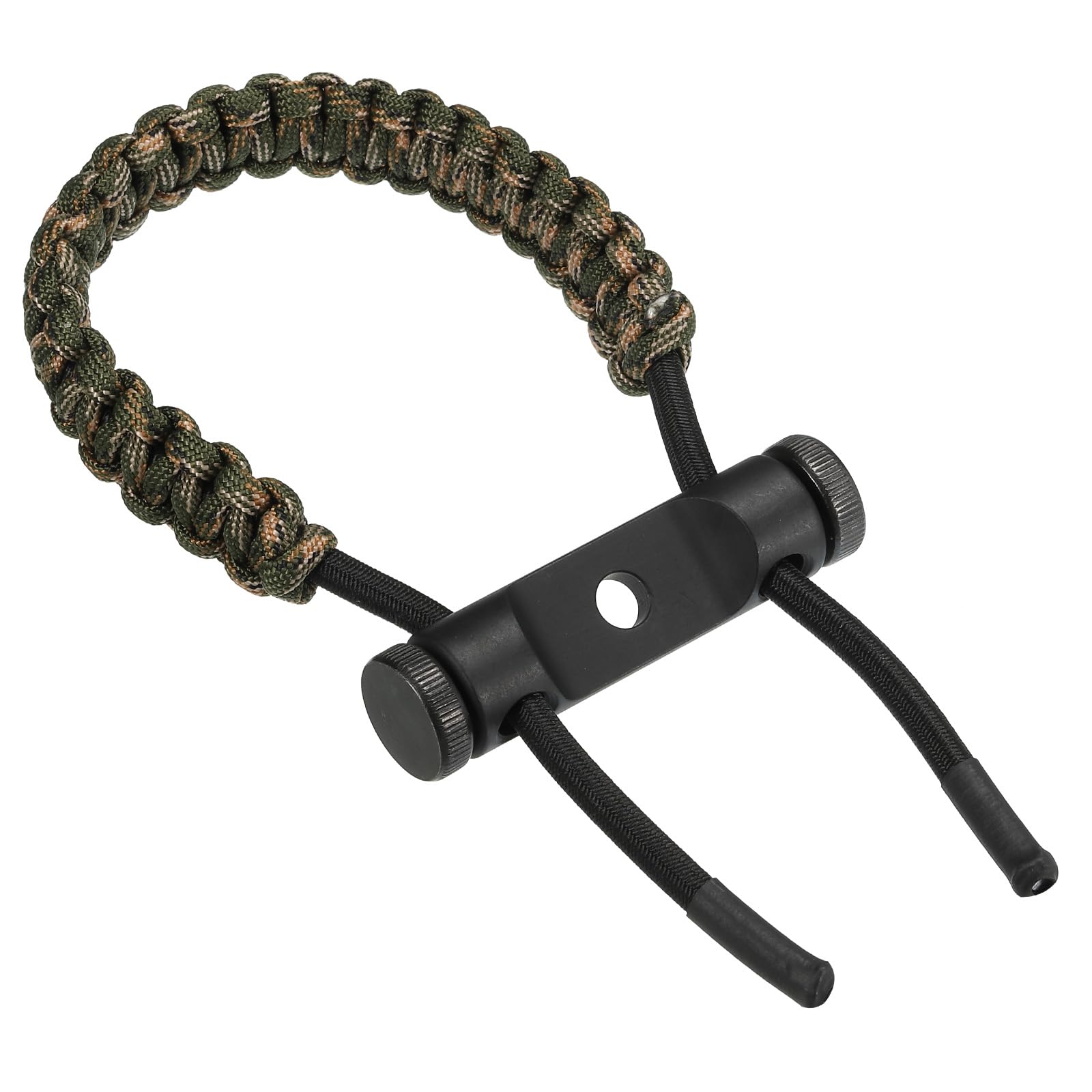 PATIKIL Archery Bow Wrist Sling, Adjustable Compound Braided Wrist Strap for Bow Target Shooting, Brown Camouflage