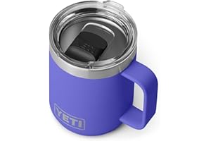 YETI Rambler 10 oz Stackable Mug, Vacuum Insulated, Stainless Steel with MagSlider Lid, Ultramarine Violet