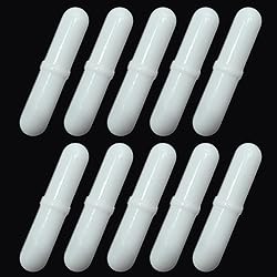 LABLPSAI 10Pcs PTFE Magnetic Stirrer Mixer Stir