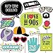 Big Dot of Happiness 90's Throwback - 1990's Party Photo Booth Props Kit - 20 Count