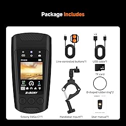 SVBONY Svgo C1 Cycling Camera 4K 30FPS, 20MP WiFi