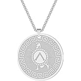 Chereda Greek Hero Achilles Necklace For Men Women Strength And Invincibility Talisman Greek Mythology Jewelry Stainless Steel Necklace