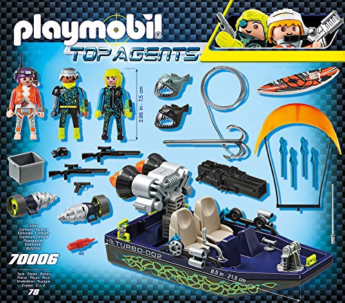 PLAYMOBIL Top Agents 70006 Team S.H.A.R.K. Harpoon Craft, Ab 6 Jahren – Bild 4