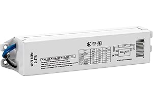 OHLECTRIC Replacement for Keystone KTEB-120-1-TP-EMI 1 Lamp T12 Electronic Fluorescent Ballast | 120V Input with Instant Start Operation | 0.90 Ballast Factor, UL-Approved