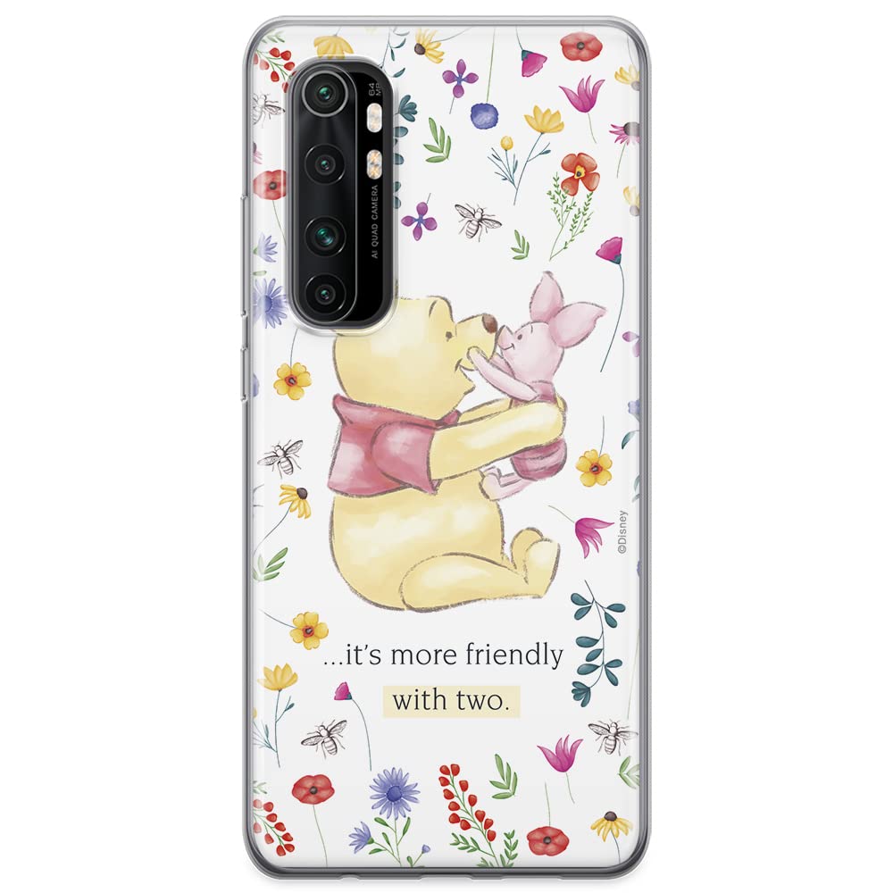 ERT GROUP mobile phone case for Xiaomi MI NOTE 10 Lite original and officially Licensed Disney pattern Winnie the Pooh and friends 030 adapted to the shape of the mobile phone, case made of TPU