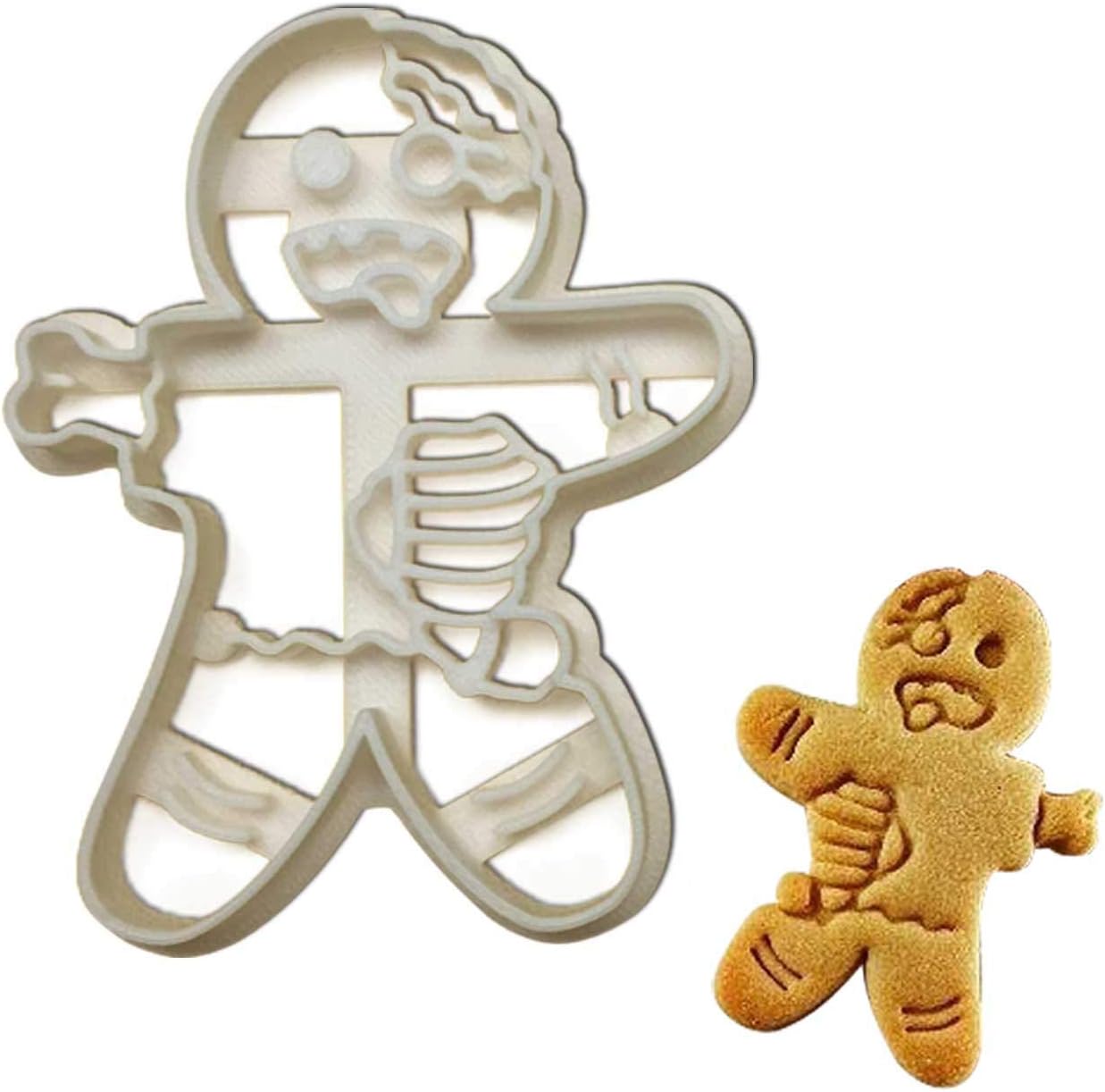 Zombie Gingerbread Man Cookie Cutter, 1 Piece Bakerlogy Amazon.co.uk