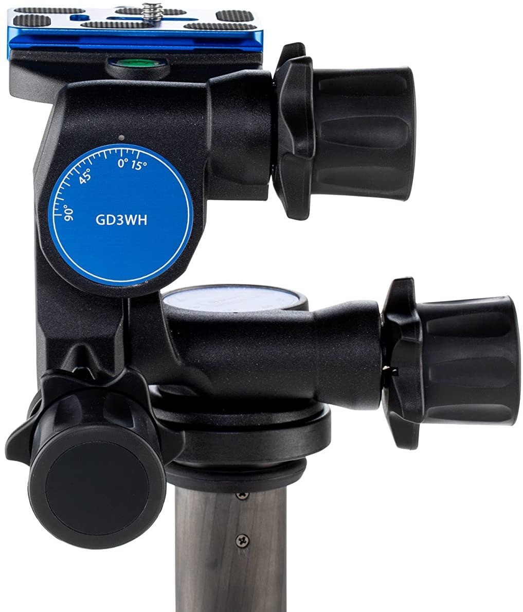 Tripod Ball Head Gimbal, 360° Panoramic Ballhead, High-Precision Fluid Ball Gimbal, Photography Equipment, for Professional Photographers,6KG Load-bearing for DSLR Camera (GD3WH)