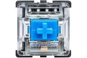 Granvela Pack 65 KS-8 Blue Switches for Mechanical Keyboards,3-pin Clicky Tactile