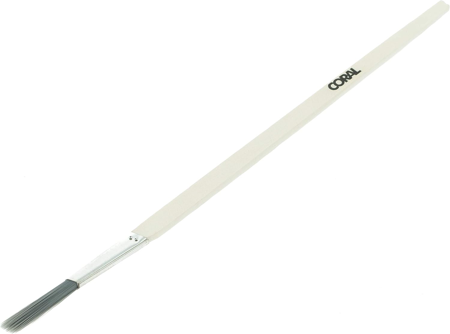 Coral 33471 Precision Angled Lining Fitch Paint Brush with Platinum Easy Clean Filaments 0.25 inch - Image 4