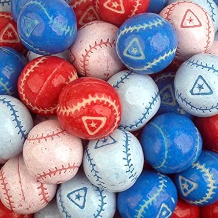 Amazon.com : Baseball Bubble Gum Gumballs - 2.2 Pound Bag : Grocery
