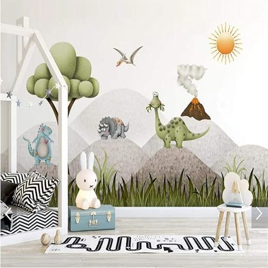 Tapeten Wandbild Hintergrundbild Fototapete3d Baum Dinosaurier Tapete Wandbild Fur Kinder Schlafzimmer Kinderzimmer Tv Hintergrund Tapeten Rollen Anpassen 300 210 Cm Amazon De Baumarkt